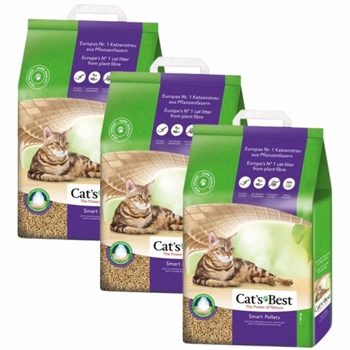 JRS Cats Best Nature Gold - podstielka pre dlhosrsté mačky 3x20l
