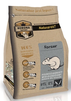 KORONA NATURY Natural-Vit krmivo pre potkany 750g