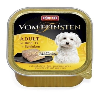 Animonda Vom Feinsten Adult Dog hovädzie mäso, vajce, šunka 150g