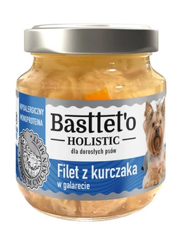 Basttet'o Holistic kuracie filé v galete pre psov 130g