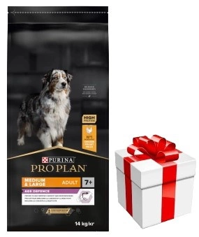 PRO PLAN Age Defence Adult krmivo pre psov bohaté na kuracie mäso 14kg + prekvapenie pre psa ZDARMA!