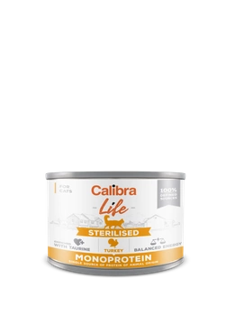 CALIBRA Cat Life Sterilizovaný moriak 200g