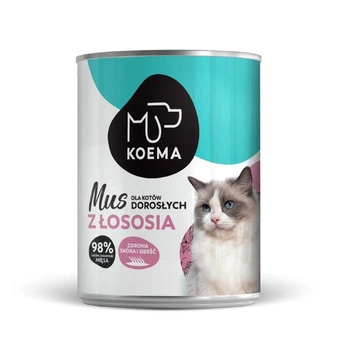 Koema Lososová pena pre mačky 400g