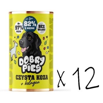 Dobry Pies Mono Goat s kolagénom 12x400g