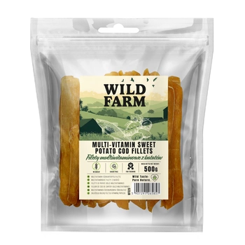 WILD FARM multivitamínové filety zo sladkých zemiakov 500g psia maškrta