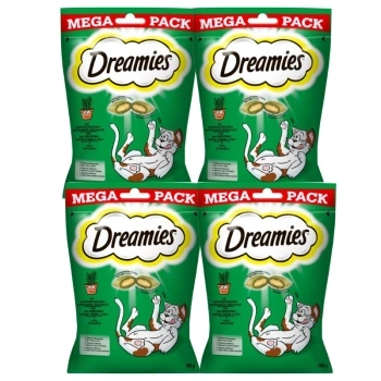 DREAMIES 4x180g mačací pamlsok s šantou mačacou