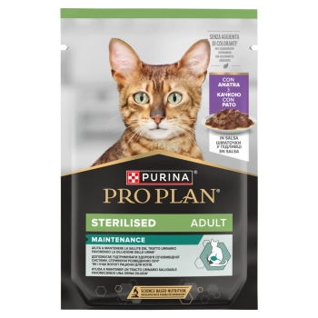 Purina Pro Plan Sterilised con pato para gatos 85 g