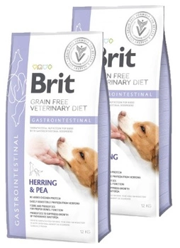 Brit GF veterinary diets dog Gastrointestinal 2x12kg