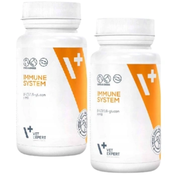 VET EXPERT IMMUNE SYSTEM - Podpora imunity pre psy a mačky 2x30 kapsúl