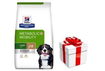 Hill's Prescription Diet Metabolic + Mobility Canine - 12 kg + prekvapenie pre vášho psa ZDARMA