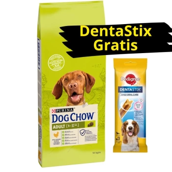 PURINA Dog Chow Adult Lamb 14kg + DentaStix ZADARMO!