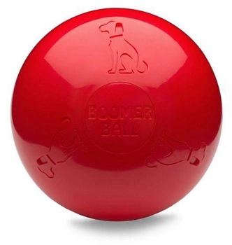 BOOMER BALL Prakticky nezničiteľná lopta M - 6" 15cm ČERVENÁ