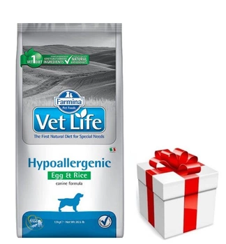 FARMINA Vet Life DOG Hypo Egg & Rice - 12 kg + prekvapenie pre vášho psa ZDARMA!