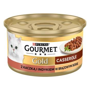 Purina Gourmet Gold kačica/morka v omáčke 85g