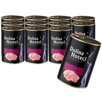Dolina Noteci Premium pre mačky, bohatá na morčacie mäso 12x400g