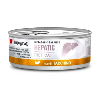 Disugual mokré krmivo pre mačky Veterinárne HEPATIC Morčacie (dospelé) 85g