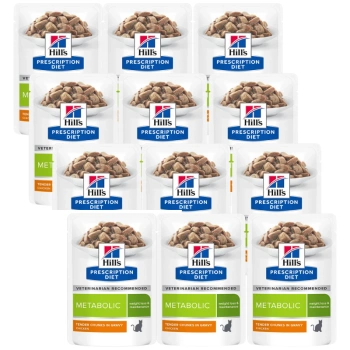 HILL'S PD Prescription Diet Feline Metabolic 12x85g vrecko