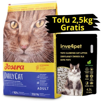 Josera Daily Cat 10kg + ZADARMO podstielka