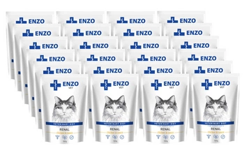 ENZO VET Renal s kuracím mäsom v omáčke pre mačky 24x100g