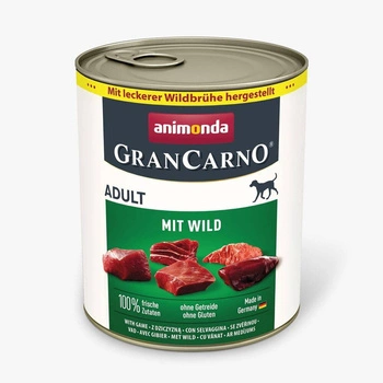 ANIMONDA GranCarno Adult Dog príchuť: zverina 800g
