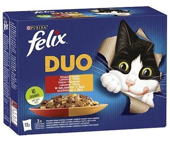 FELIX Duo Country príchute v želé; 12x85g