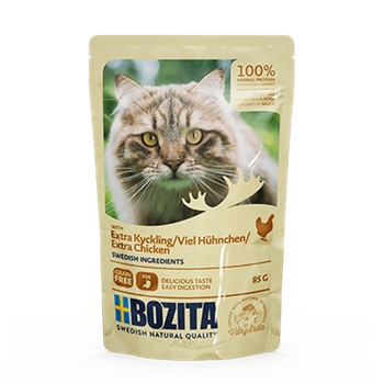 BOZITA Kúsky v omáčke s kuracím mäsom (vrecko) 85g