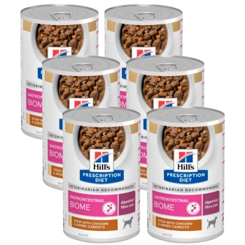 Hill's Prescription Diet Gastrointestinal Biome s kuracím mäsom 6x354 g