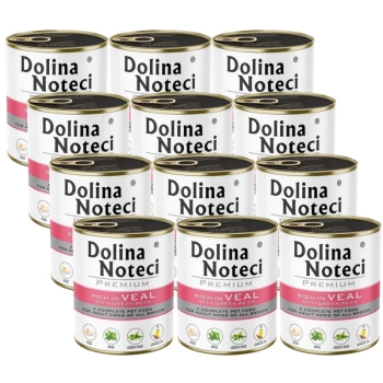 Dolina Noteci PREMIUM bohatá na teľacie mäso so zeleným hráškom 12x800g
