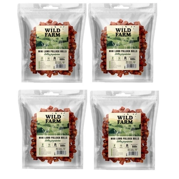 WILD FARM jahňacie rolky 4x500g pre psa