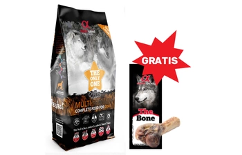 Alpha Spirit The Only One Dog Multiprotein 12 kg + Psia kosť  GRATIS