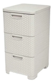 CURVER Zásuvka 3x 14l RATTAN Style cream