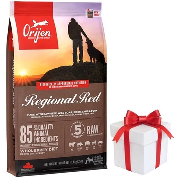 Orijen Regional Red Dog 11,4kg + prekvapenie pre psa ZDARMA!