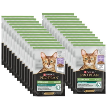 Purina Pro Plan Sterilized s morčacím mäsom pre mačky 26x85 g