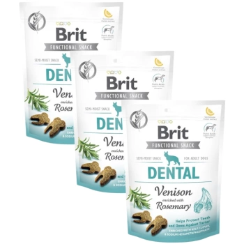 Brit snack Dental venison & rosemary 3x150 g