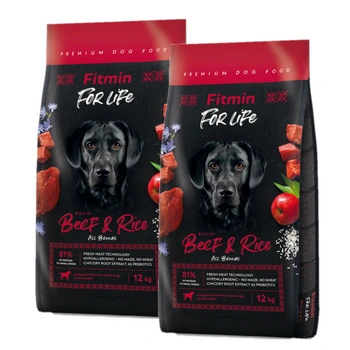 FITMIN For Life Beef & Rice 12kg + PREKVAPENIE PRE VÁŠHO PSA