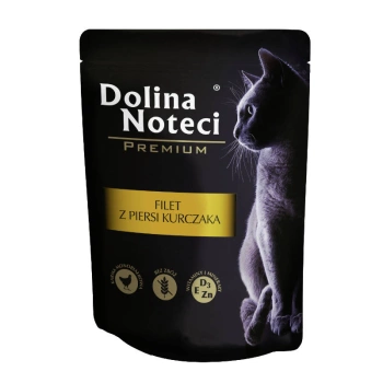 Dolina Noteci Premium kuracie prsné filé pre mačky 85g
