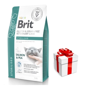 BRIT GF Veterinary Diets Cat Sterilised 5kg + prekvapenie