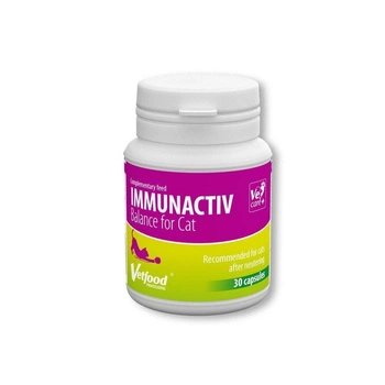 VETFOOD Immunactiv Balance pre mačky 30 kapsúl