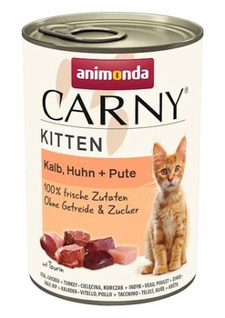 ANIMONDA Cat Carny Kitten chuť: hovädzie, teľacie a hydina 400g