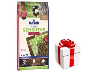 Bosch Sensitive Lamb & Rice 15 kg + prekvapenie pre vášho psa ZDARMA