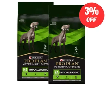PRO PLAN Veterinary Diets  HA Hypoallergenic Suché krmivo pre psov 2x11kg