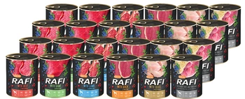 DOLINA NOTECI Rafi pre psy mix príchutí 30x800g