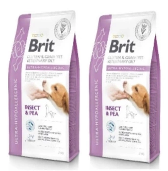 BRIT GF Veterinary Diets Dog Ultra-Hypoallergenic Insect 2x12kg
