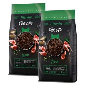 FITMIN Cat For Life Adult Lamb 2x8kg