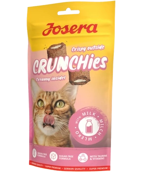 JOSERA Crunchies - s mliekom (maškrta pre mačky) 60g