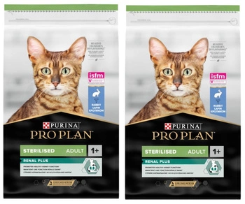 PRO PLAN Sterilizované krmivo pre mačky bohaté na králičie mäso 2x10 kg
