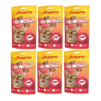 JOSERA Crunchies - Hovädzie mäso (pochúťka pre mačky) 6x60g