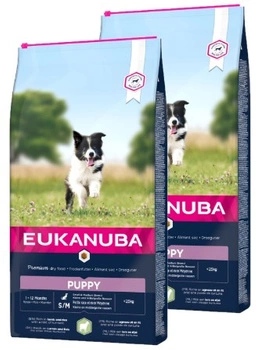 EUKANUBA Puppy&Junior Small/Medium Lamb&Rice 2x12kg