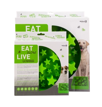 Eat Slow Live Longer STAR Pomalá miska zelená S