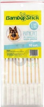 BambooStick Tyčinky na čistenie uší pre psov veľkosť L/XL 10ks